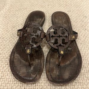 HOLIDAY SALE! 🎁 Dark brown Tory Burch Miller sandals